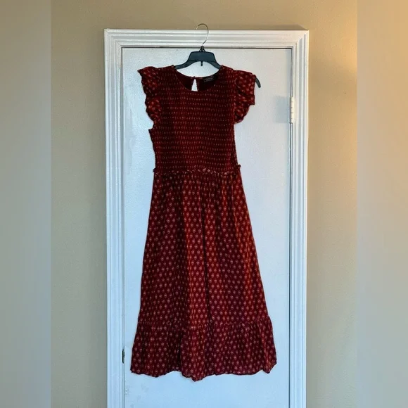 Vineyard Vines | Dresses | Vineyard Vines Red Ruffled Smocked Sundress |  Poshmark